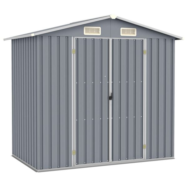 Garden Shed 205x129x183 cm Galvanised Steel