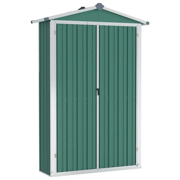 Garden Shed 107.5x46x183 cm Galvanised Steel