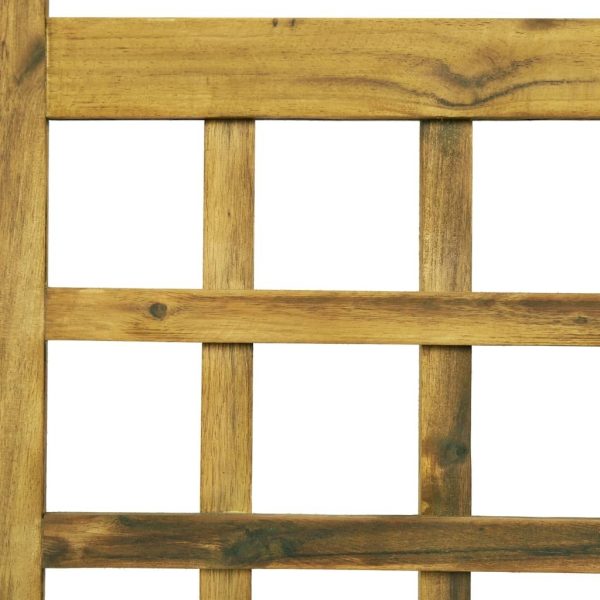 Hulton 3-Panel Room Divider/Trellis Solid Acacia Wood 120×170 cm