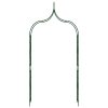 Garden Arch Dark Green 120x38x258 cm Iron