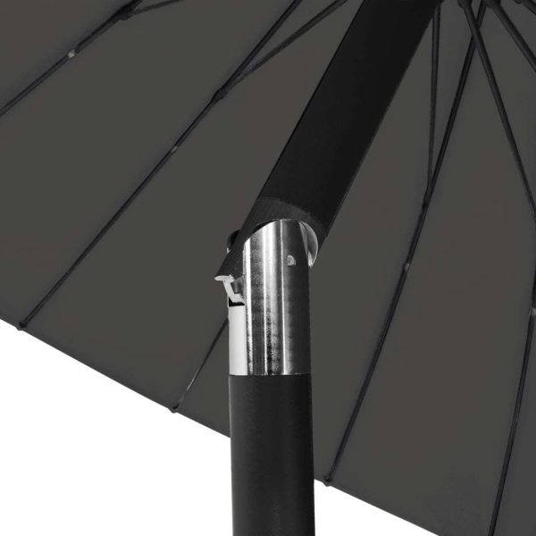 Outdoor Parasol with Aluminium Pole 270 cm Anthracite