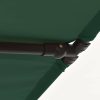 Outdoor Parasol with Aluminium Pole 180×110 cm Green