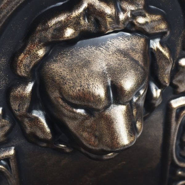 Wall Fountain Lion Head Design Bronze