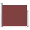Patio Retractable Side Awning 100×300 cm Brown