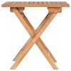 Folding Garden Table 45 cm Solid Teak Wood – Square