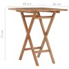 Folding Garden Table 60 cm Solid Teak Wood – Square