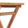 Folding Garden Table 60 cm Solid Teak Wood – Octagon