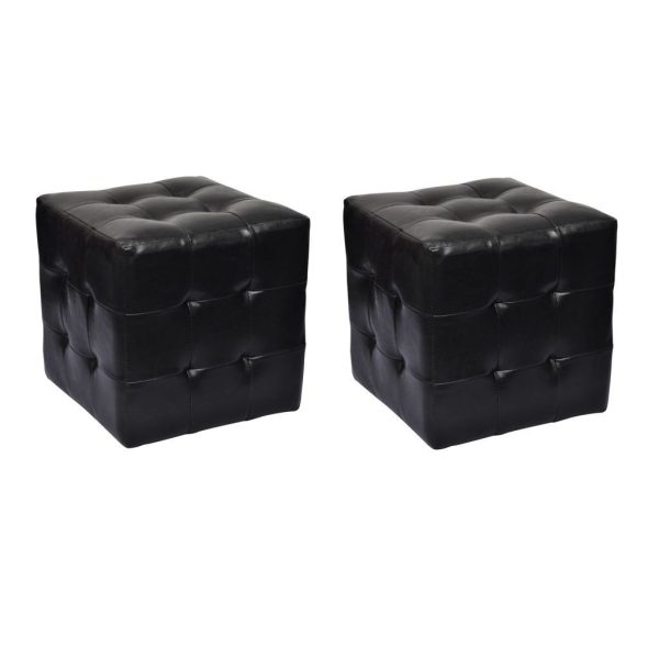 Cubed Stools – Black