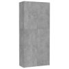 Storage Cabinet 80×35.5×180 cm Engineered Wood – Concrete Grey