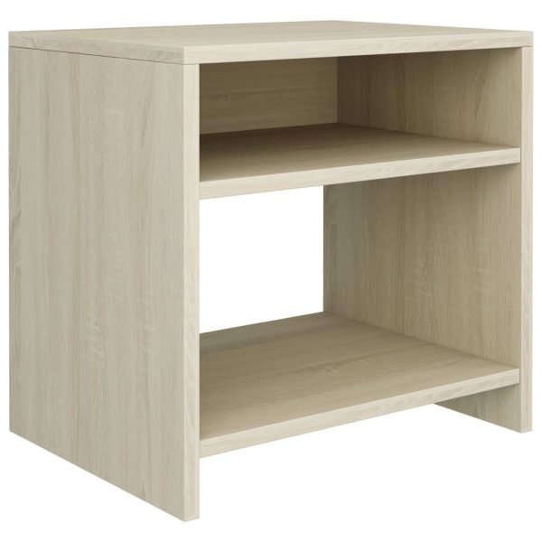 Easton Bedside Cabinet 40x30x40 cm Engineered Wood – Sonoma oak, 1