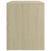 Easton Bedside Cabinet 40x30x40 cm Engineered Wood – Sonoma oak, 1