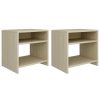 Easton Bedside Cabinet 40x30x40 cm Engineered Wood – Sonoma oak, 2