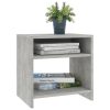 Easton Bedside Cabinet 40x30x40 cm Engineered Wood – Concrete Grey, 2