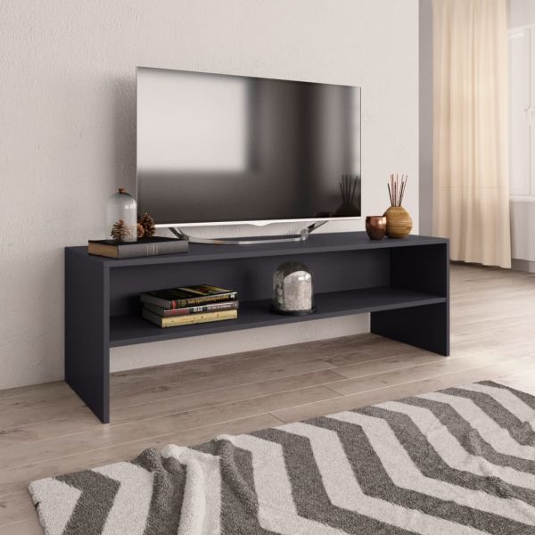 Morton TV Cabinet 120x40x40 cm Engineered Wood – Grey