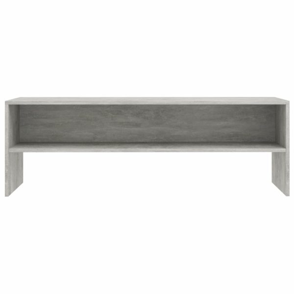 Morton TV Cabinet 120x40x40 cm Engineered Wood – Concrete Grey