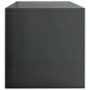 Tamworth TV Cabinet 80x40x40 cm Engineered Wood – High Gloss Grey
