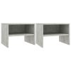 Haven Bedside Cabinet 40x30x30 cm Engineered Wood – Concrete Grey