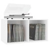 Vinyl Storage Box 71x34x36 cm Engineered Wood – White