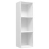 Book Cabinet/TV Cabinet 36x30x114 cm Engineered Wood – White