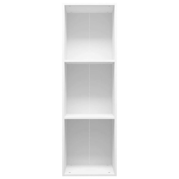 Book Cabinet/TV Cabinet 36x30x114 cm Engineered Wood – White