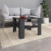Coffee Table 60x60x42 cm Engineered Wood – Grey