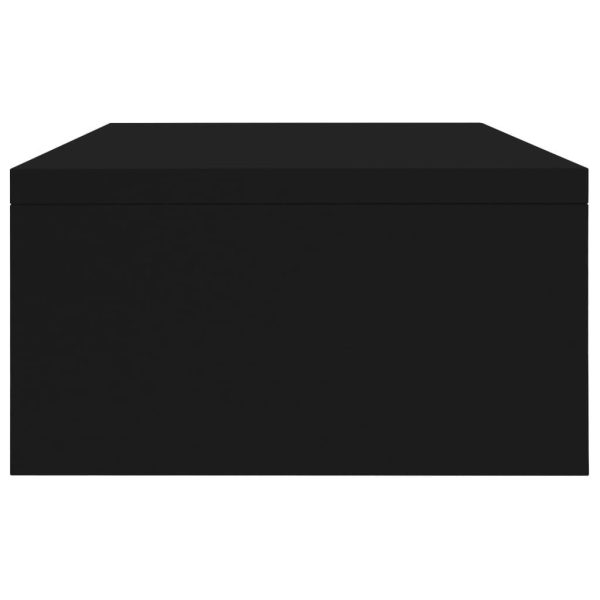 Odenton Monitor Stand 42x24x13 cm Engineered Wood – Black