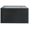 Odenton Monitor Stand 42x24x13 cm Engineered Wood – High Gloss Black