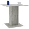 Dining Table 80x80x75 cm Engineered Wood – Concrete Grey