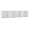 Brownfield Book Cabinet/TV Cabinet 143x30x36 cm – White