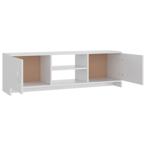 Manoora TV Cabinet 120x30x37.5 cm Engineered Wood – White