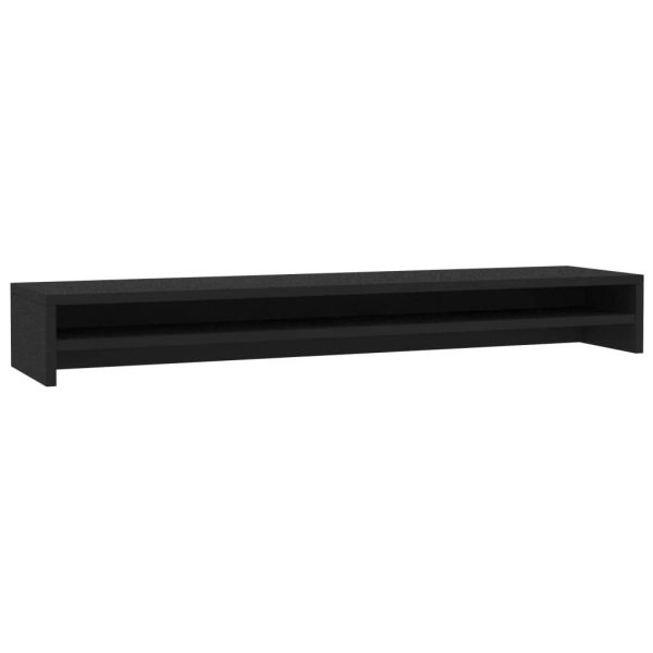Thornton Monitor Stand 100x24x13 cm Engineered Wood – Black