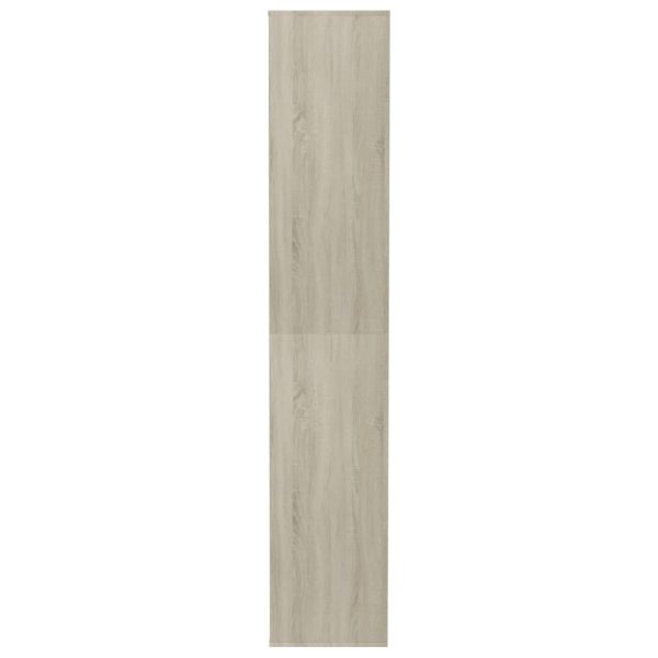 Shoe Cabinet 54x34x183 cm Engineered Wood – Sonoma oak