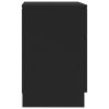 Sleaford Bedside Cabinet 38x35x56 cm Engineered Wood – Black, 2