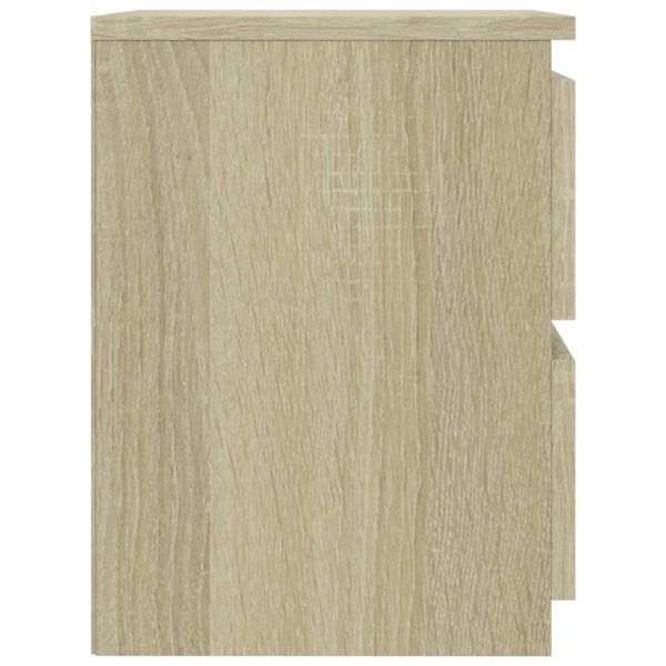 Bluefield Bedside Cabinet 30x30x40 cm Engineered Wood – Sonoma oak, 2