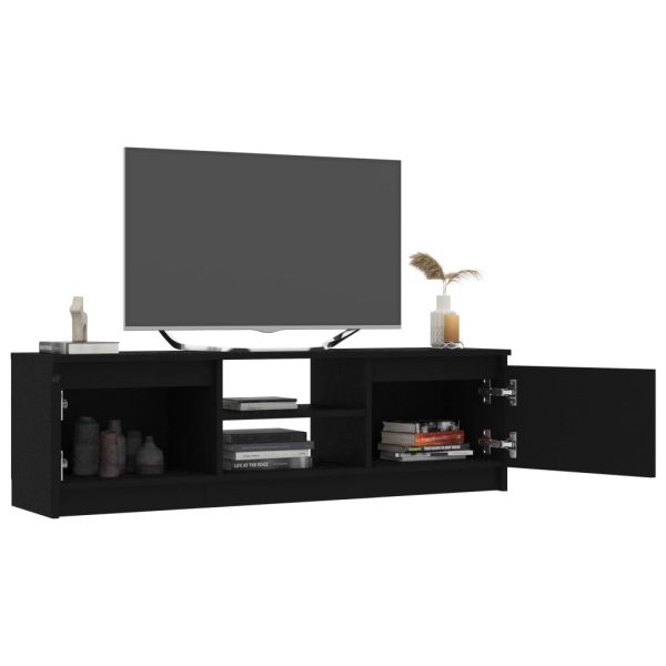 Glade TV Cabinet 120x30x35.5 cm Engineered Wood – Black