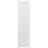 Wardrobe 90x52x200 cm Engineered Wood – High Gloss White