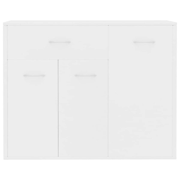 Sideboard 88x30x70 cm Engineered Wood – White