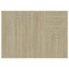 Sideboard 105x30x75 cm Engineered Wood – Sonoma oak