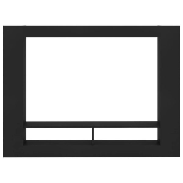 Bremerton TV Cabinet 152x22x113 cm Engineered Wood – Black