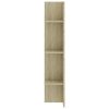 Bremerton TV Cabinet 152x22x113 cm Engineered Wood – Sonoma oak