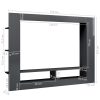Bremerton TV Cabinet 152x22x113 cm Engineered Wood – High Gloss Grey