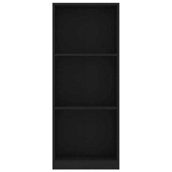 Bookshelf Engineered Wood – 40x24x108 cm, Black