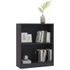 Bookshelf Engineered Wood – 60x24x74.5 cm, Grey