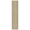 Bookshelf Engineered Wood – 60x24x109 cm, Sonoma oak