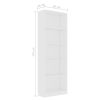 Bookshelf Engineered Wood – 60x24x175 cm, White