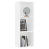 2-Tier Book Cabinet – 40x30x114 cm, White