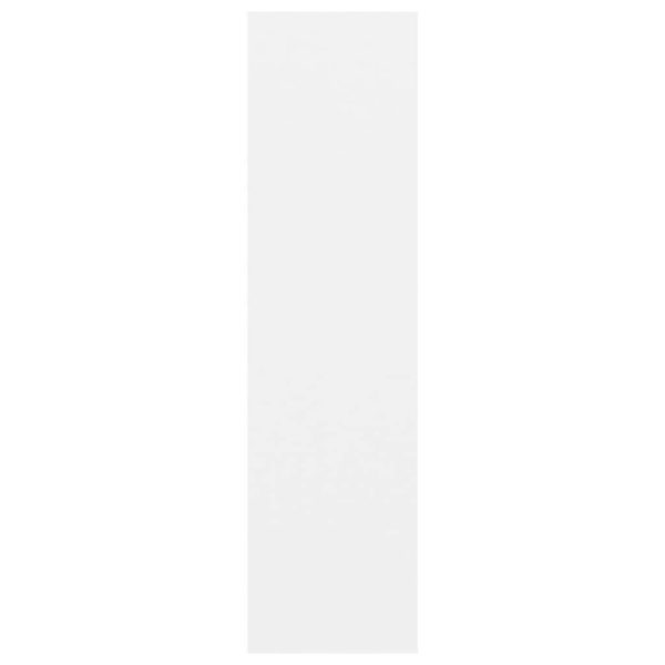 2-Tier Book Cabinet – 40x30x114 cm, White