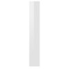 2-Tier Book Cabinet – 40x30x189 cm, High Gloss White