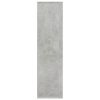 2-Tier Book Cabinet – 60x30x114 cm, Concrete Grey