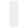 2-Tier Book Cabinet – 60x30x189 cm, White
